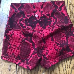 Hugh waisted lululemon shorts